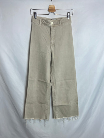 ZARA. Tan culottes. Size 36