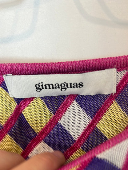 GIMAGUAS. Retro print top and skirt set. TS