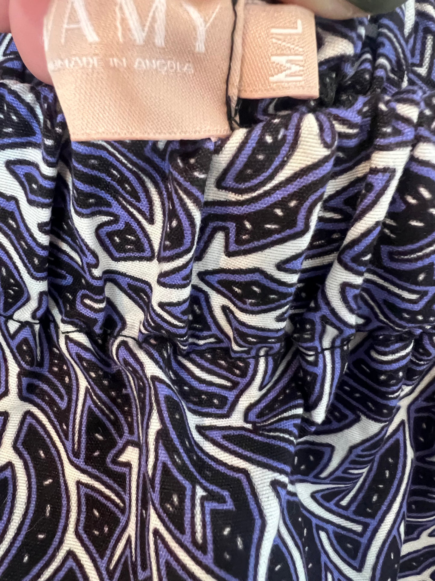 WAMY. Falda larga estampado. T M/L (S)