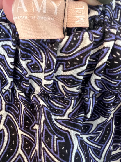 WAMY. Falda larga estampado. T M/L (S)