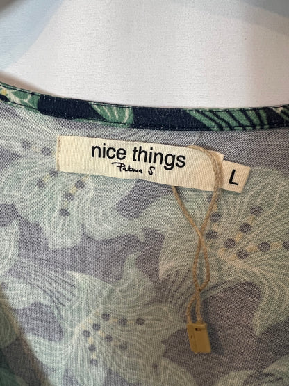 NICE THINGS. Flowy printed maxi dress. TL