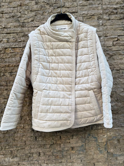 ISABEL MARANT ETOILE. Chaqueta acolchada convertible Areta