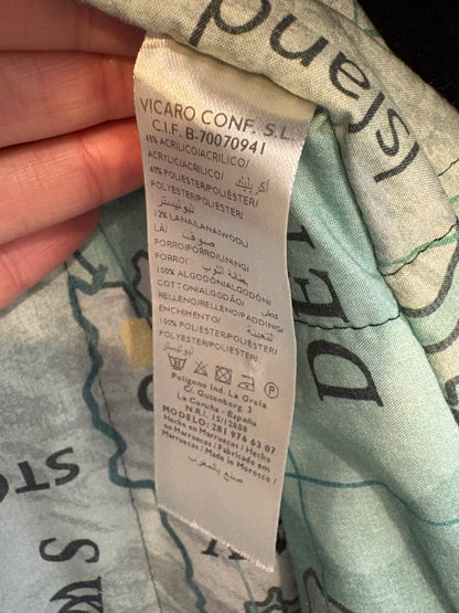 NANOS. Abrigo azul con lana