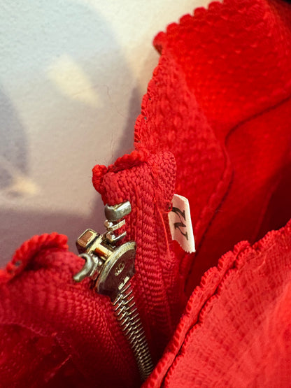 OTRAS. Top rojo elástico