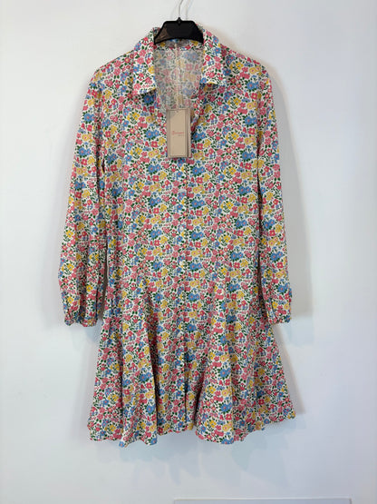 OTHERS. Short floral print dress. Size L