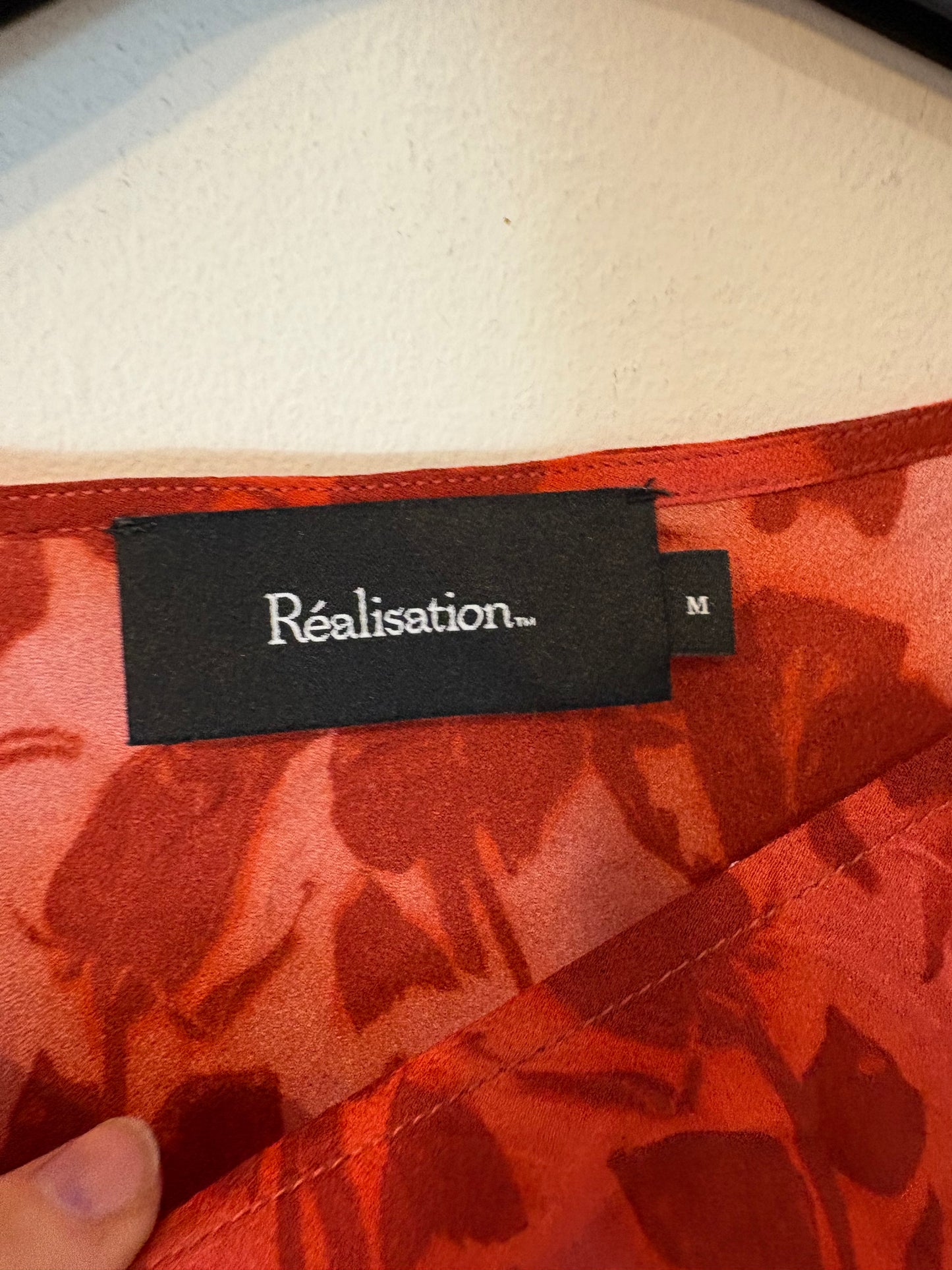 RÉALISATION. Vestido largo seda modelo THE GIA. T S