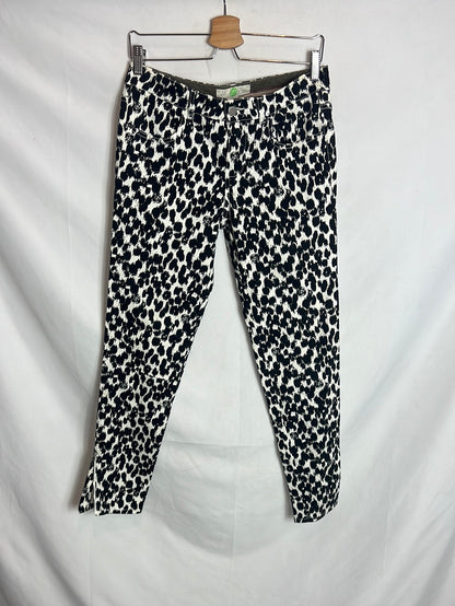 STELLAMcCARTNEY. Black and white denim opening. T38