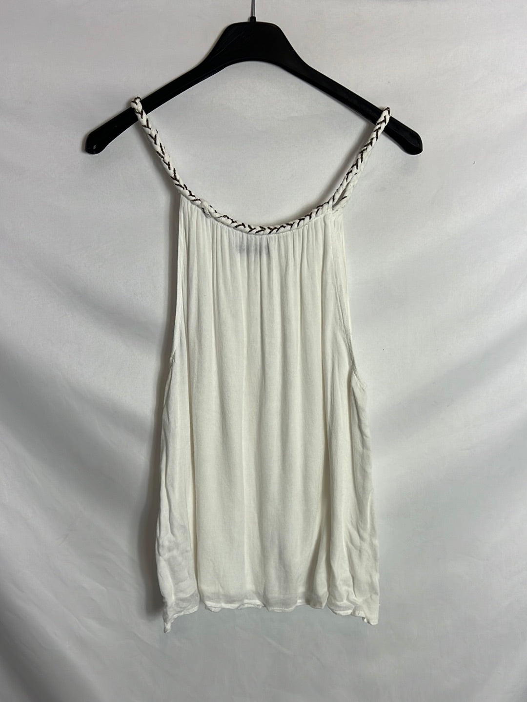 MANGO. Halterneck rope top. TS