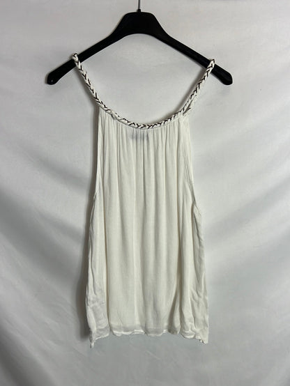MANGO. Halterneck rope top. TS
