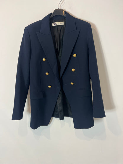 ZARA. Chaqueta azul botones dorados. T M