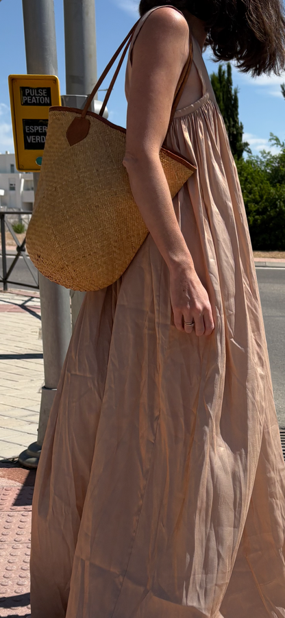 OTRAS. Bolso mimbre hecho mano