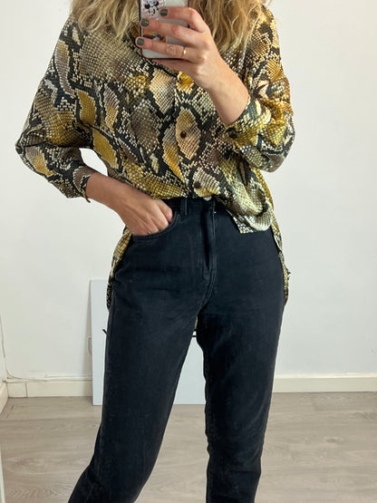 ZARA. Black Monfit trousers size 36