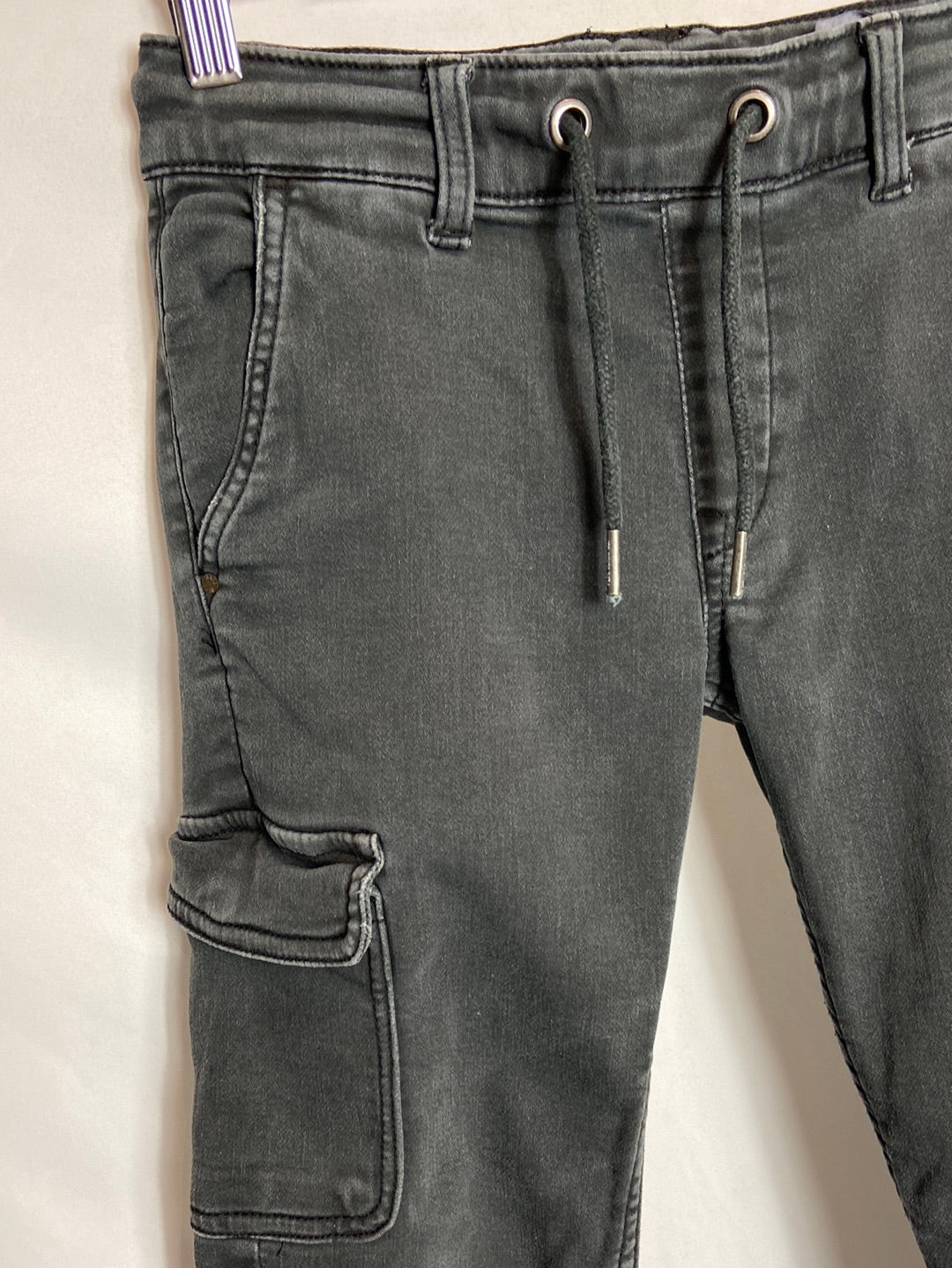 PEPE JEANS. Grey cargo pants, size 10 years