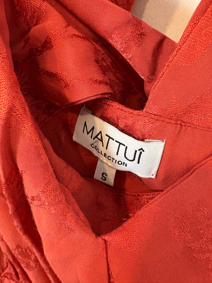 MATTUÌ. Vestido midi estampad escote. T S