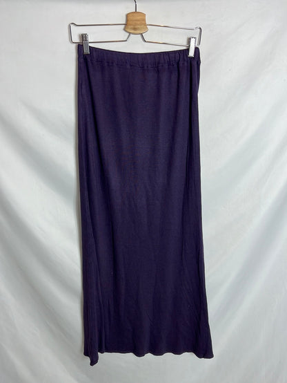 OTHERS. Purple knit midi skirt YOUR(S)
