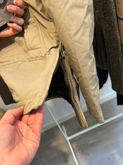 NAPAPIJRI. Abrigo beige bolsillo delantero. T L