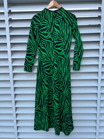 MAROLA. Mustard textured wool skirt. S/M