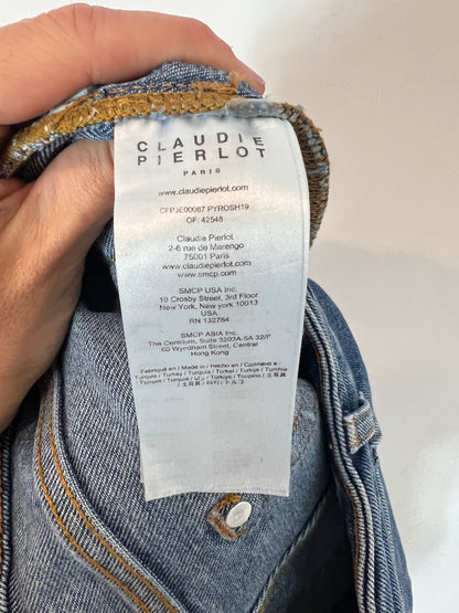 CLAUDIE PIERLOT. Denim pitillo. T 36