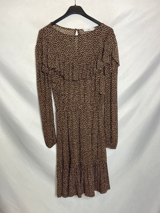 MANGO. Vestido corto lunares. T.xs