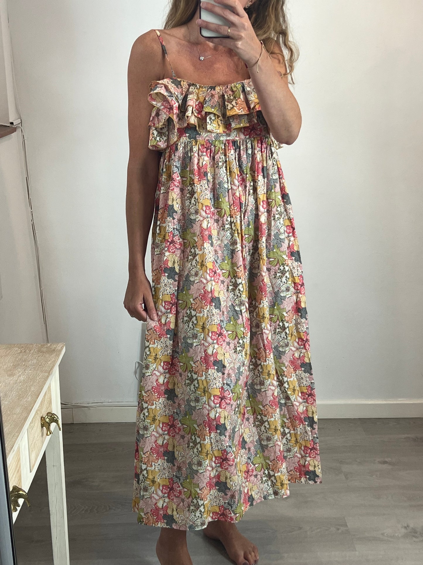 RITAVON. Long floral dress size 36