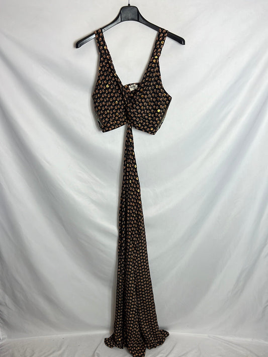 MANGALAM. Long dress with slits. TS/M