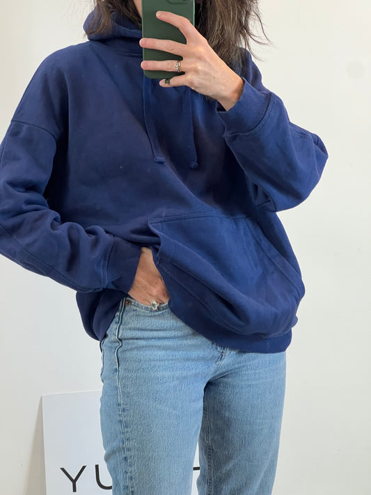 ZARA. Sudadera azul oversized. T S