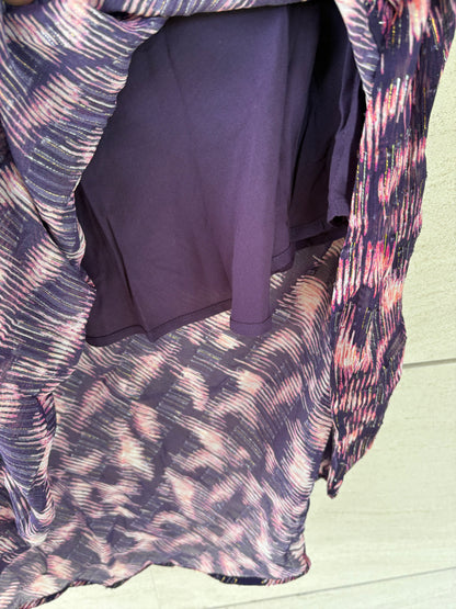 IRO. Falda midi estampada