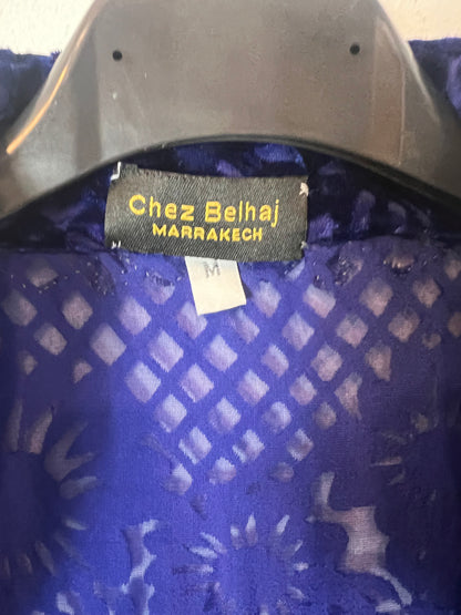 CHEZ BELHAJ. Kimono terciopelo marroquí. T M
