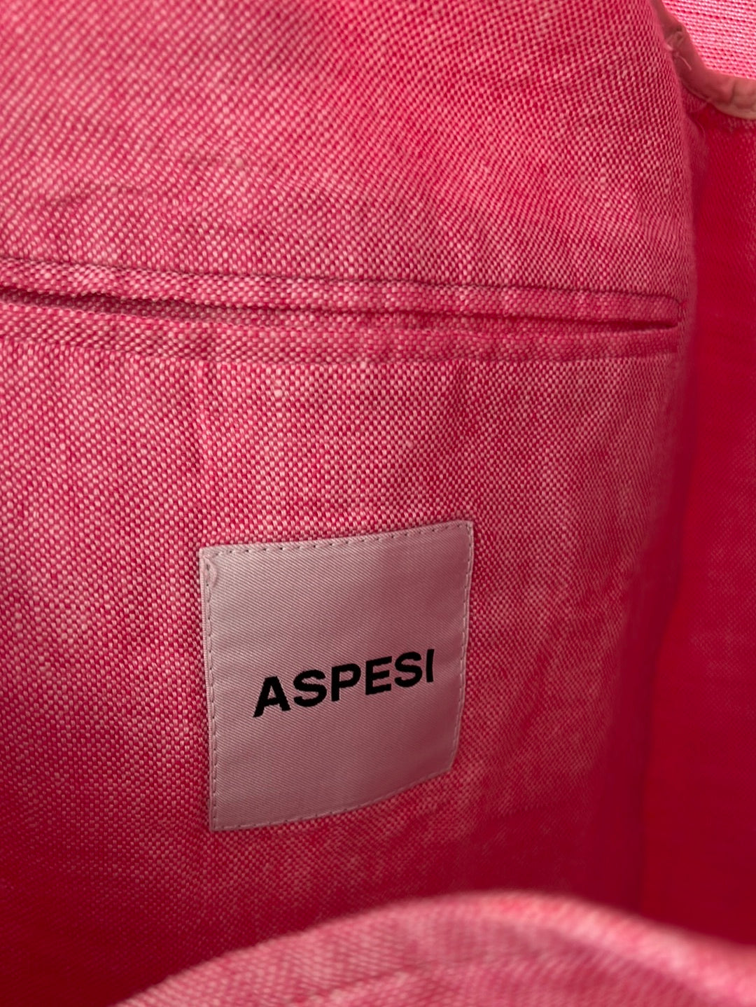 ASPESI. Pink 100%linen Tl blazer