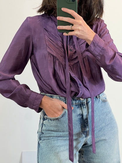 ZADIG&amp;VOLTAIRE. Fluid embroidered blouse. T XS