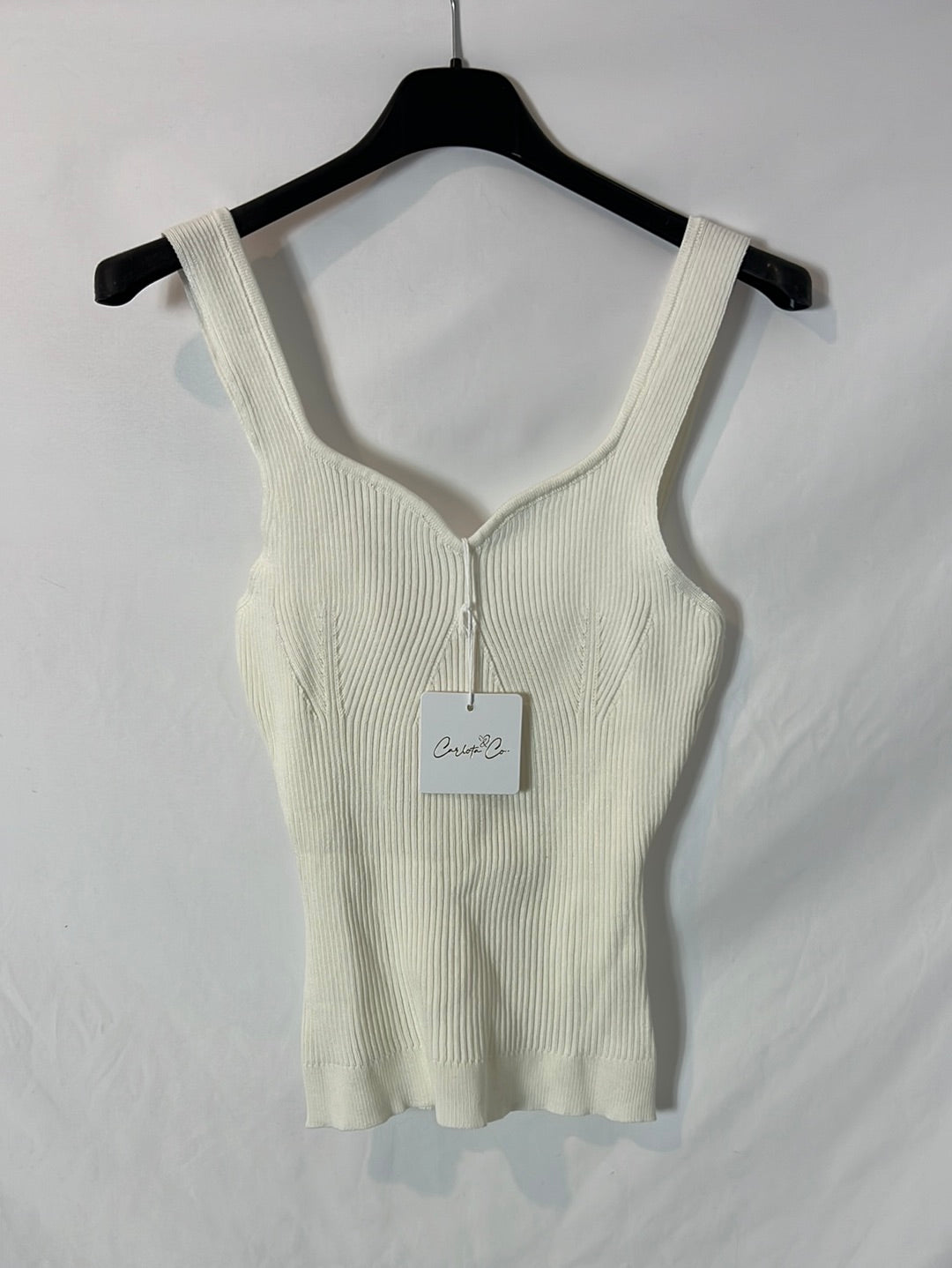 CARLOTA&amp;CO. Ribbed bank top Your(s)