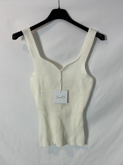 CARLOTA&amp;CO. Ribbed bank top Your(s)