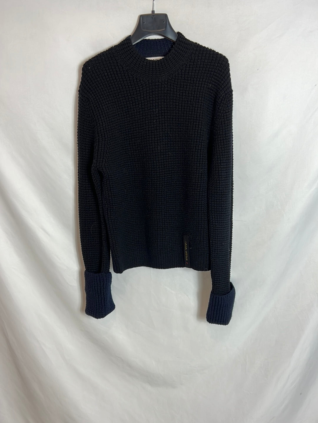 ZARA. Jersey bicolor punto  T.M