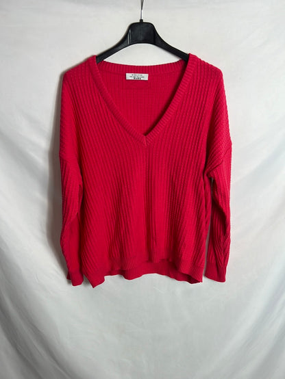 MYSULAFISH. Jersey rosa textura T.U(M)