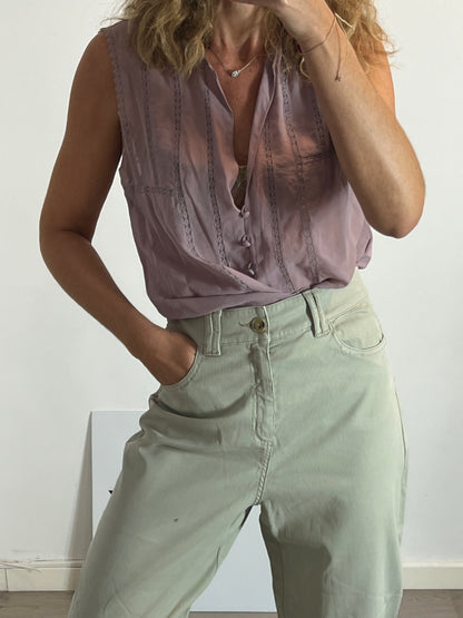 OTRAS. Top malva seda TU(m)