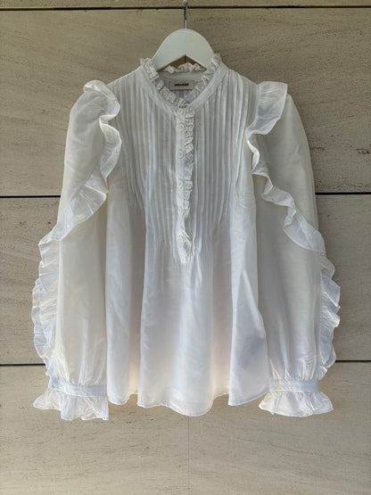 ZADIG&VOLTAIRE. Blusa blanca vaporosa