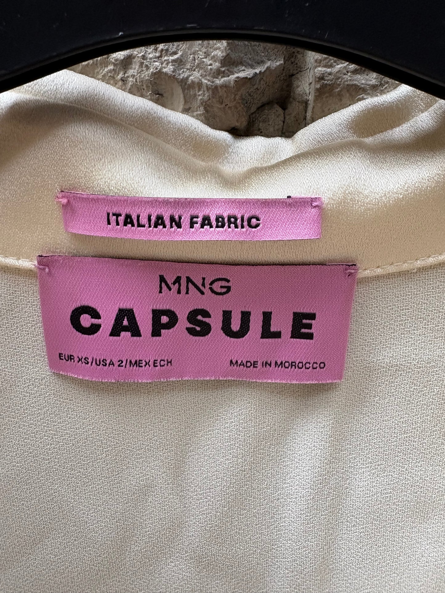 ZARA. Jacket with mottled gray wool. TS