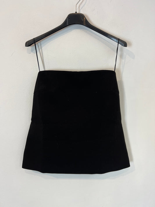 ZARA. Top palabra de honor negro. T S