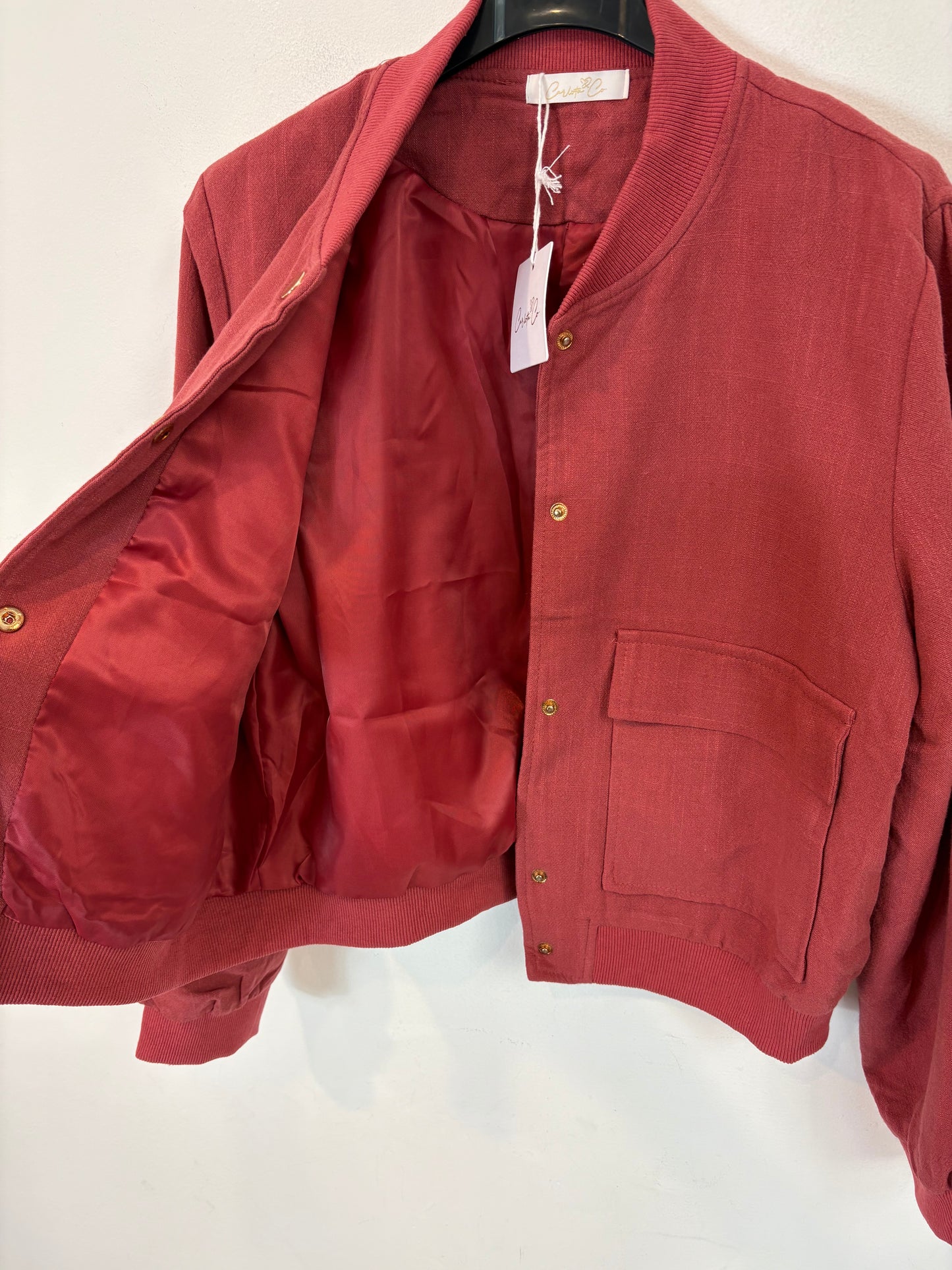 CARLOTA & CO. Chaqueta estilo bomber mezcla