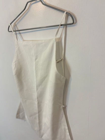 ZARA. Top blanco detalle espalda