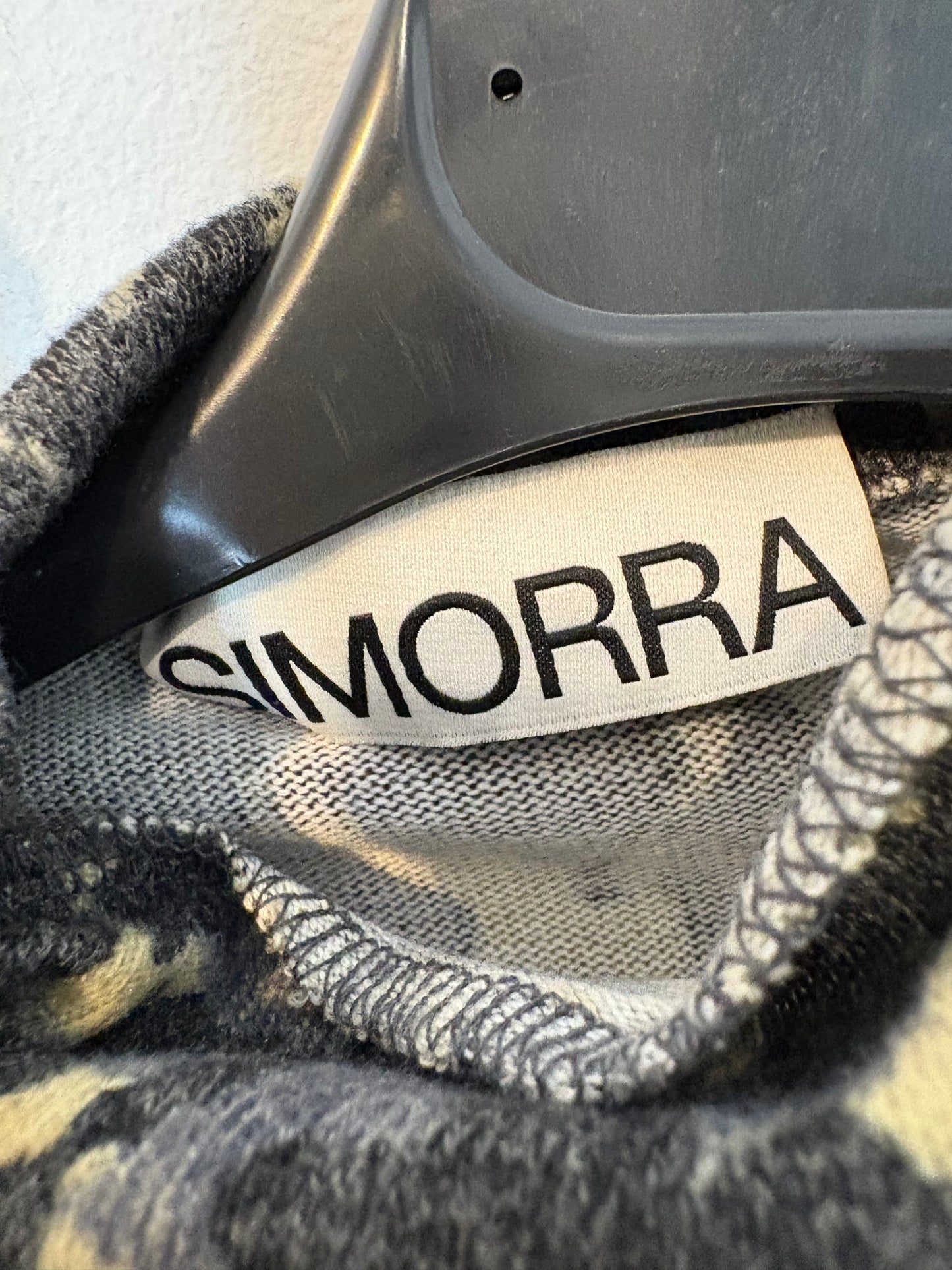 ZARA. Black stretch knit top. TL