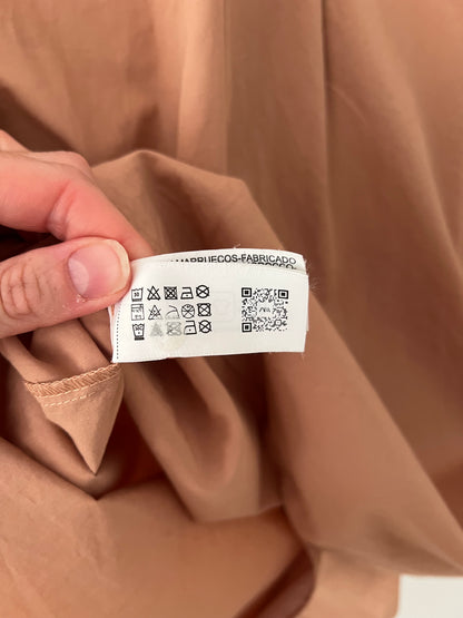 ZARA. Long brown dress TM