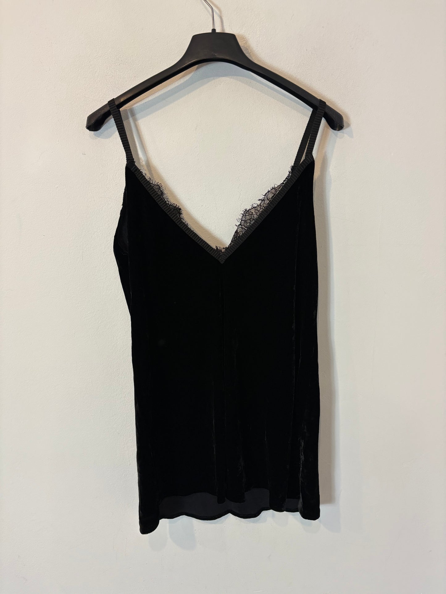 MASSIMO DUTII. Top terciopelo lencero