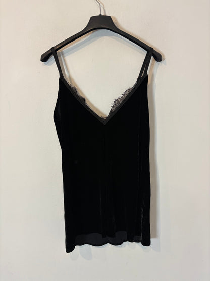 MASSIMO DUTII. Top terciopelo lencero