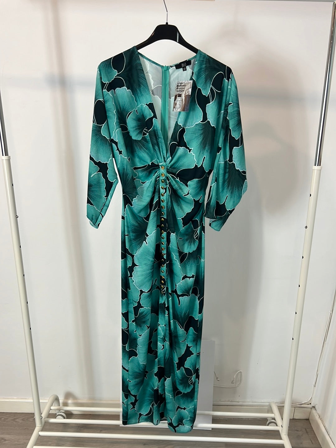 LOLA LI. Buttoned midi dress. Size 38