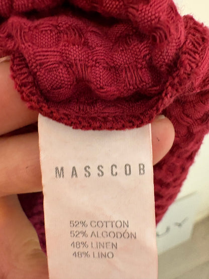 MASSCOB. Top rosa textura