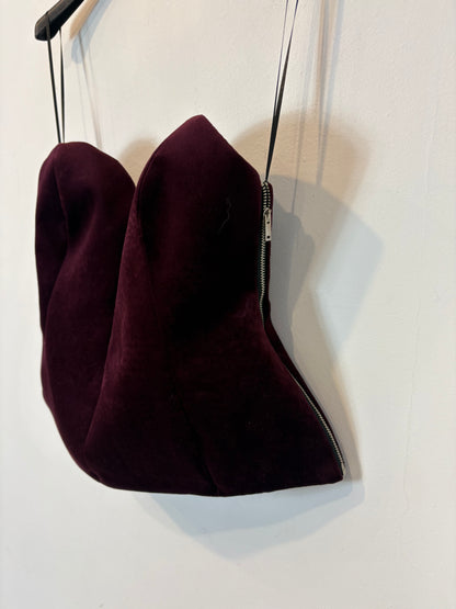 ZARA. Top terciopelo estructura