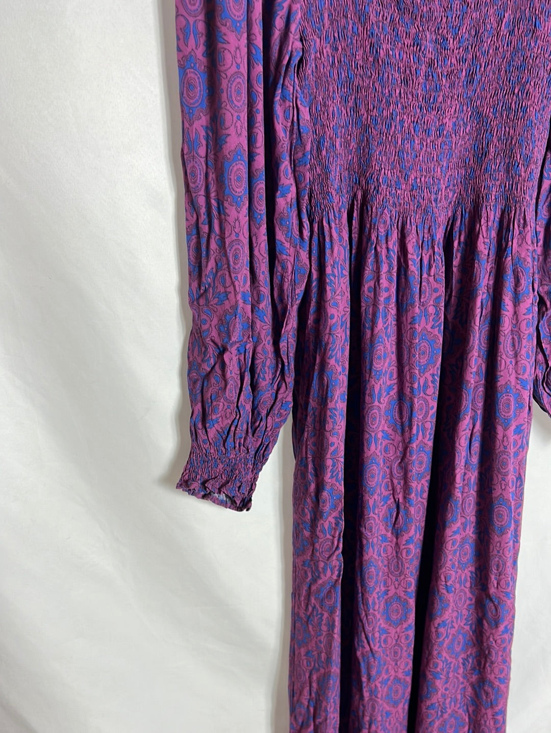 MAGNOLYA. Honeycomb print midi dress. Size 00(XS)