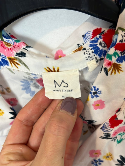 MARIE SIXTINE. Blusa manga corta flores T.m