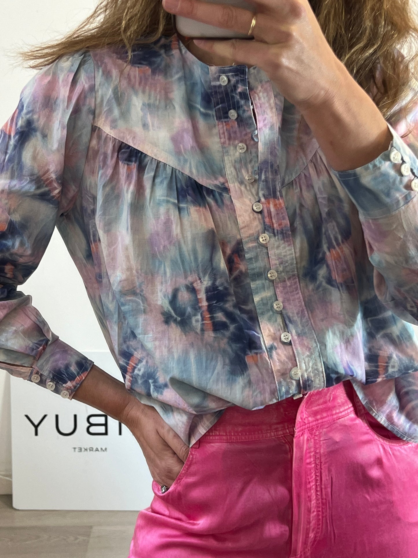 SOPHIE&amp;LUCIE. Flowy tie-dye blouse. Size 38